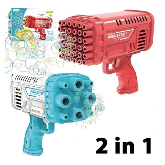 Bazooka Water Bubble Gun Toy For Kids, Toddlers