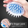 3 In 1 Combo Deal 1 Derma Roller (0.5mm) , Silicone Scalp Massage Brush , Oil Bottle